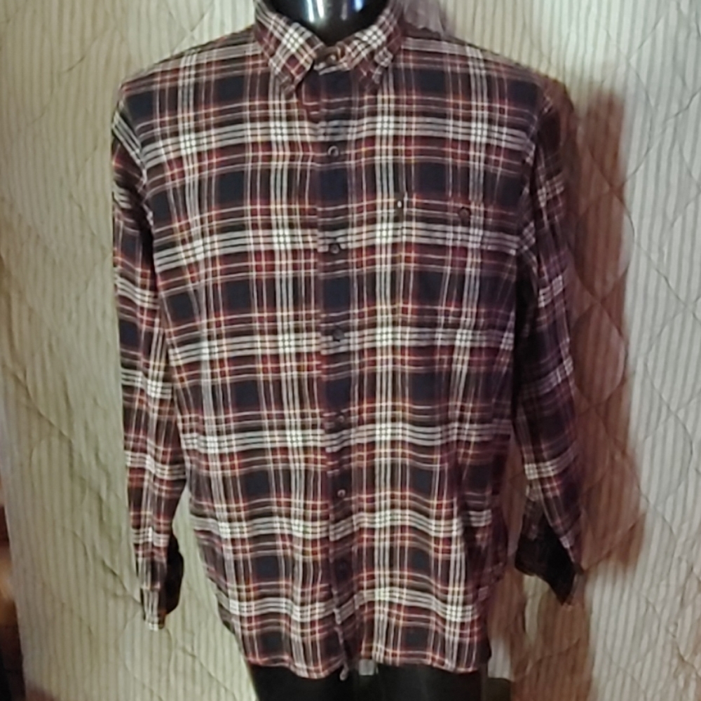 GHBass & Company long sleeve Flannel shirt.
